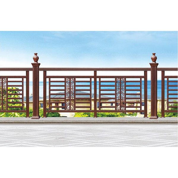 High end aluminum balcony guardrail