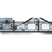 高端铝艺阳台护栏-RS-HL014